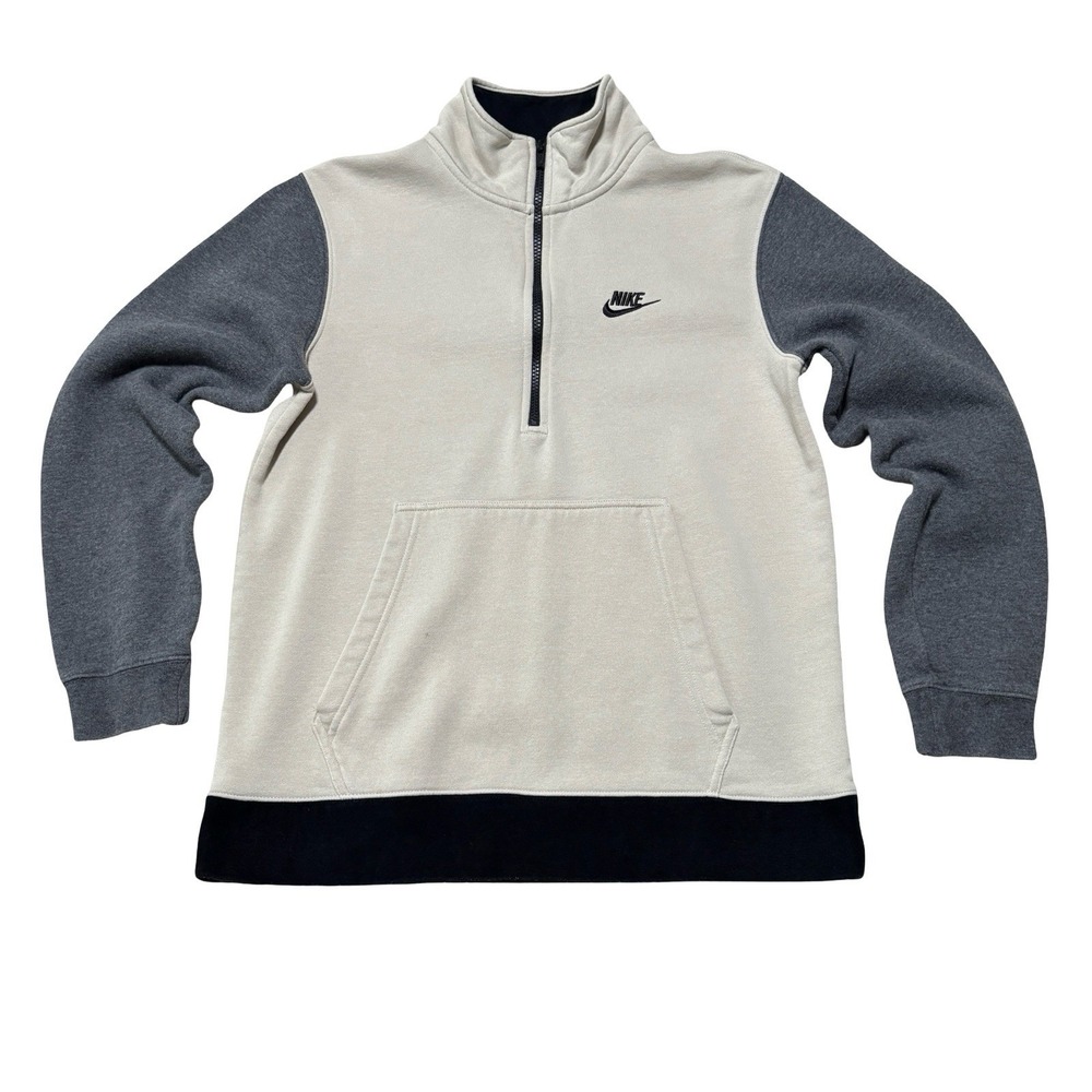 Nike Men's 1/2 Pullover Sweatshirt *Stained* Size Medium 20 x 27